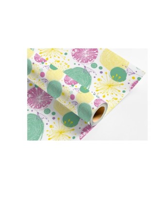 Rolo Papel Fantasia Liderpapel Largura 70 cm Comprimento 2 mt Gramagem 60Gr