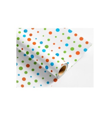 Rolo Papel Fantasia Liderpapel Largura 70 cm Comprimento 2 mt Gramagem 60Gr