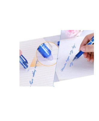 Esferográfica Q-Connect Retrátil Apagável 0,7 mm Azul