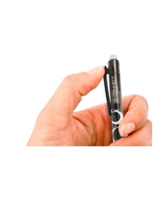 Esferográfica Q-Connect Retrátil Apagável 0,7 mm Preta