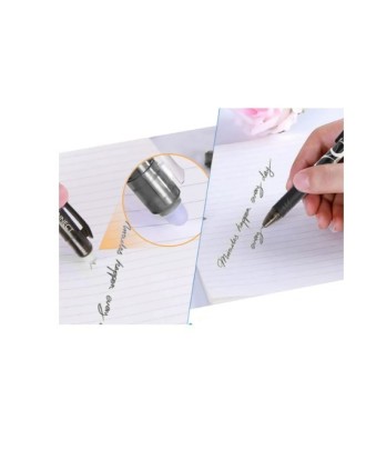 Esferográfica Q-Connect Retrátil Apagável 0,7 mm Preta