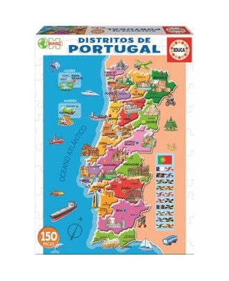 Puzzle Educa Mapas 16929 | 150 Peças