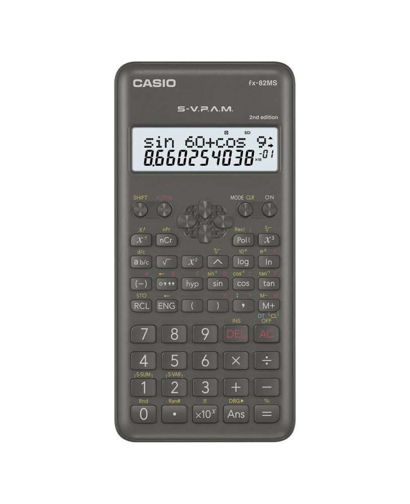 Calculadora Científica Casio Fx-82MS Preto 10 Dígitos