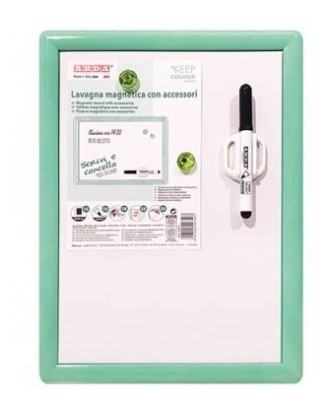 Quadro Branco Magnético 29x39cm Arda Keep Colour Verde Pastel