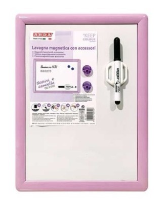 Quadro Branco Magnético 29x39cm Arda Keep Colour Lilás Pastel