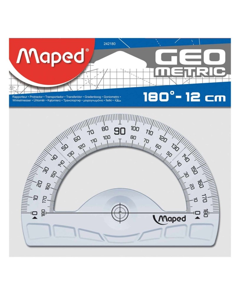 Transferidor Maped Graphic 180 Graus 12cm