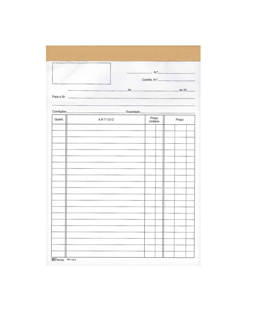 Livro de Expediente A6 Autocopiativo Fama