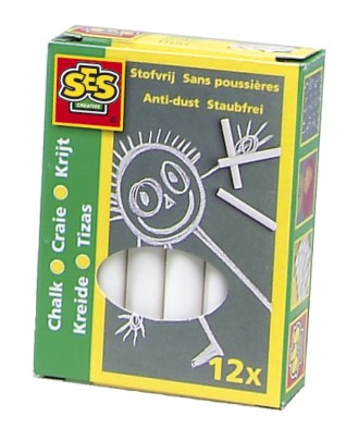 Giz Branco 12 Unidades Ses Creativ