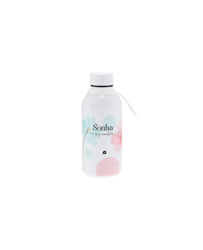Garrafa Termica Lovely Story Azalea 500Ml - Sonha E Faz Acontecer