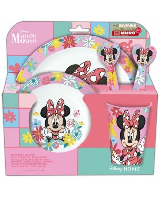 Conjunto de Refeição Disney Minnie Mouse 5 Peças