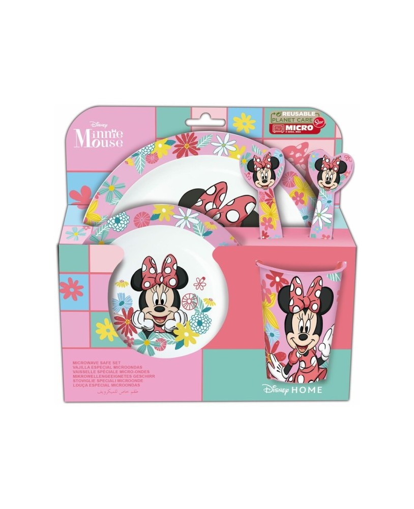 Conjunto de Refeição Disney Minnie Mouse 5 Peças
