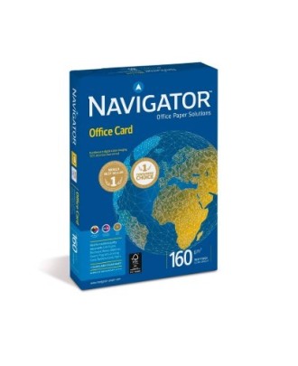 Papel Fotocópia A4 160g NAVIGATOR Office Card Branco - 250 Folhas