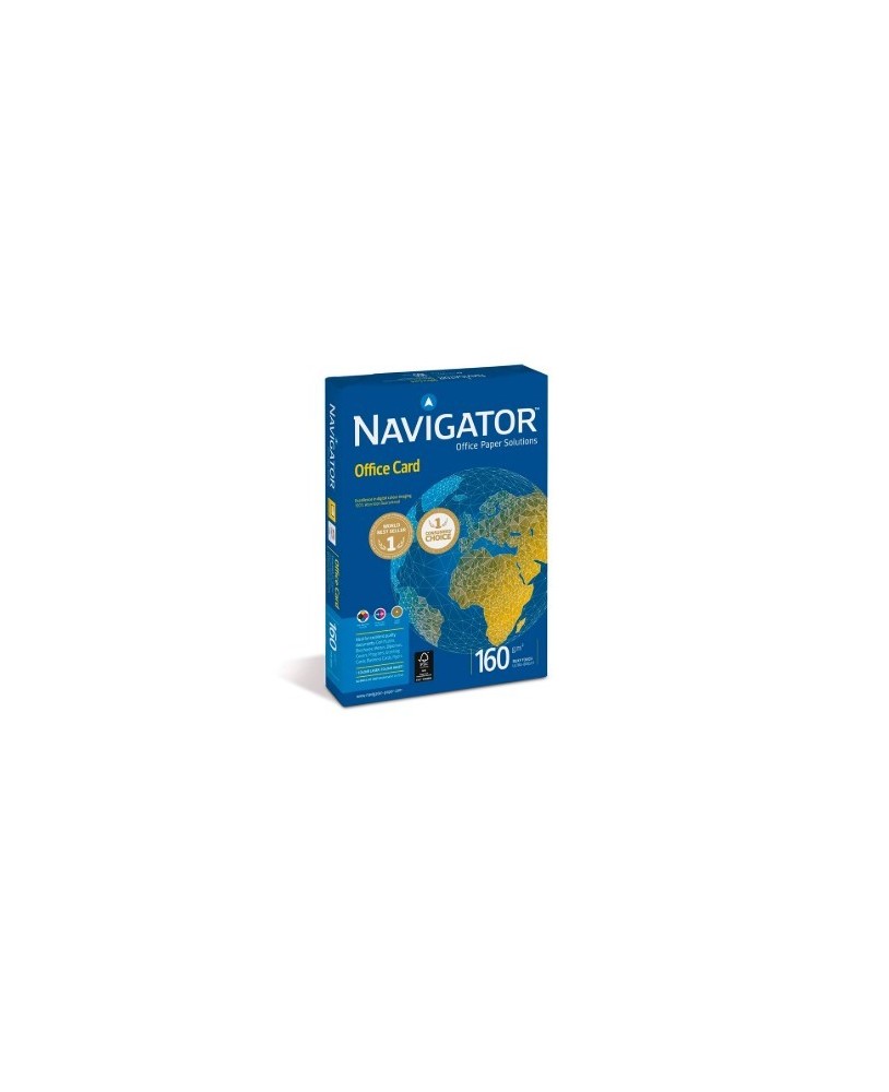 Papel Fotocópia A4 160g NAVIGATOR Office Card Branco - 250 Folhas