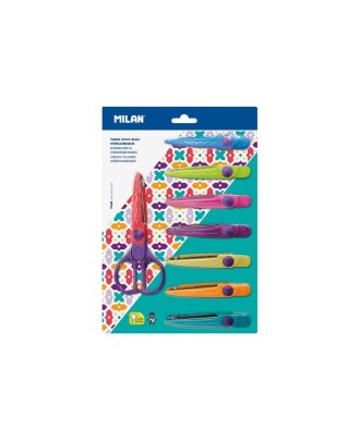 Conjunto de Tesouras de Recortes Milan C/8