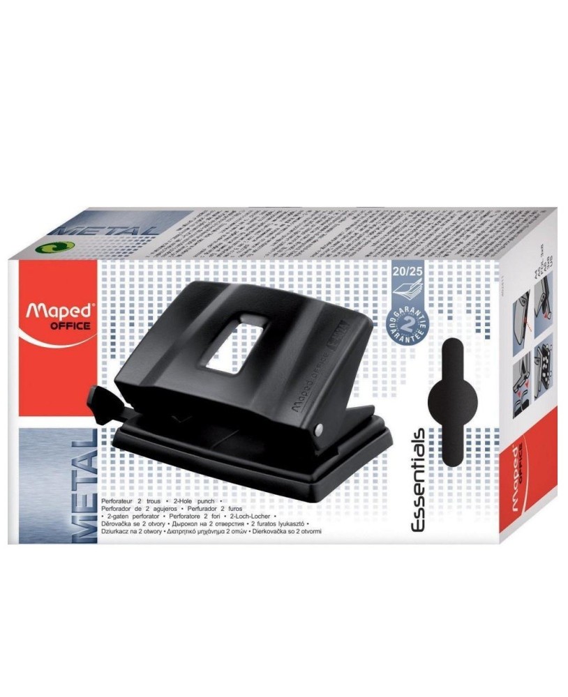 Maped Furador Essentials 20 Fls Preto