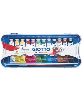 Tinta Têmpera Giotto Extra em bisnaga de 12 ml