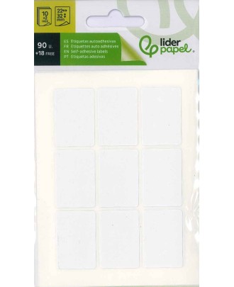 Etiquetas Adesivas Liderpapel 10 + 2 Folhas 22x32 mm 108 Etiquetas