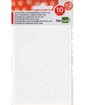 Etiquetas Adesivas Liderpapel 10 + 2 Folhas 19x27 mm 192 Etiquetas