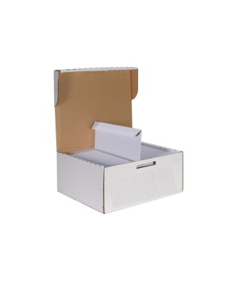 Envelope Branco 110x220 mm Tira de Silicone