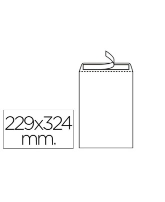 Envelope A4 Branco 229x324 mm Tira de Silicone